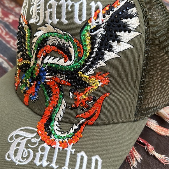 Ed Hardy Tattoo Trucker Hat - Picture 3 of 9